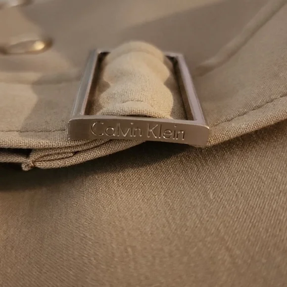 Calvin Klein Tan Double-Breasted Dress - Picture 6 of 9